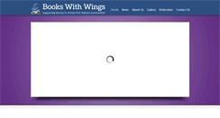 Desktop Screenshot of books-with-wings.org